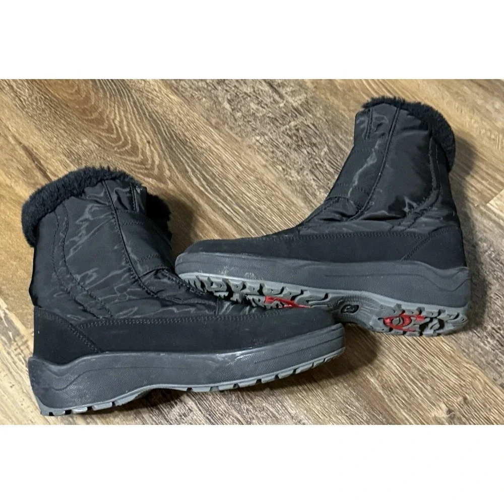 Pajar Canada Moscou 3.0 Anthracite Ice Grippers Snow Boots Women 39 Ice Gripper